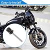Parafusos para Para-brisa para Harley Davidson Touring Street Glide/Street Glide Specials 14-24 1 Peça Parafuso Longo 2 Peças Parafusos Curtos Liga de Alumínio Preto