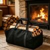 Sturdy Handles Firewood Storage Bag Large Capacity Wood Carry Bag Log Carrier  Log Transport