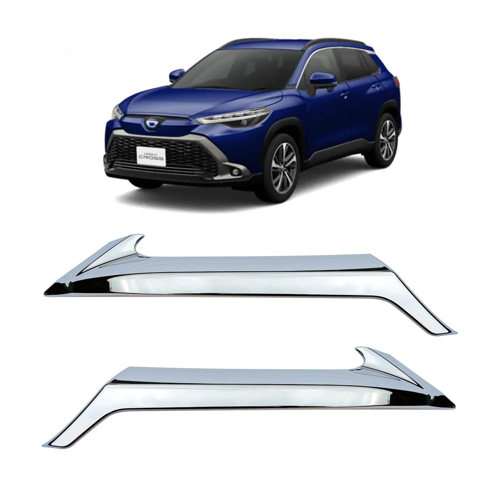 Compatible with the 2022 Toyota Corolla This ABS Front Grille Trim Rod and Mesh Trim Set Includes a Front Bumper Easy Installation and Perfect for