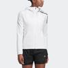 Adidas Z.N.E. Jacket With Reflective Logo Sports Hooded Jacket Women Jackets White CY5511