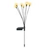 Solar Firefly Lights 6/8/LEDs Outdoor Garden Vibrant Swing Lights IP65 Waterproof Lamps for Patio Pathway Yard Christmas Decor