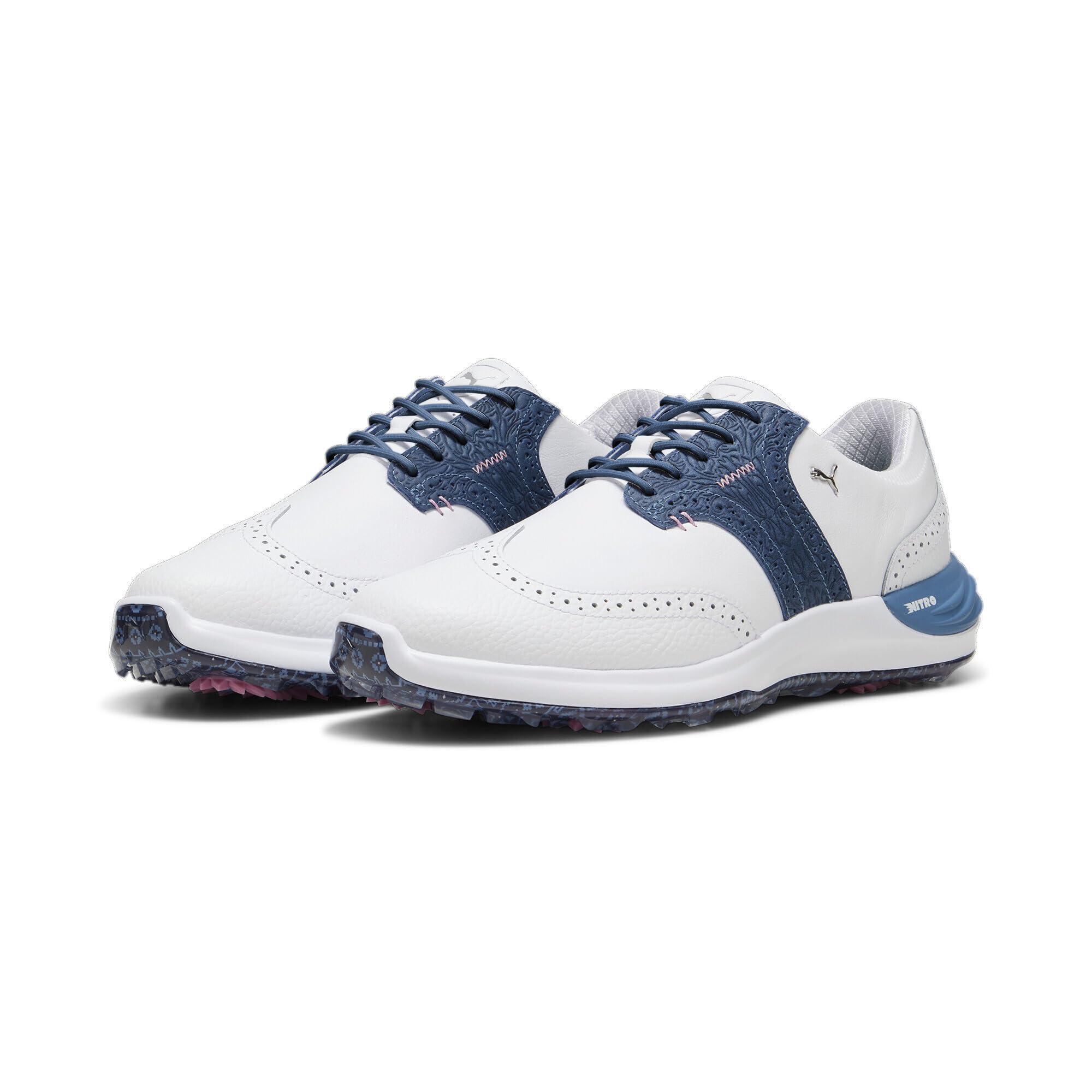 

Бесшипованные гольф-туфли Phantom Cat Nitro Fair Isle Puma Horizon см [PUMA] Мужские Белый/Синий 27.5