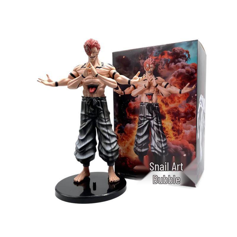 Jujutsu Kaisen Ryomen Sukuna & Yuji Itadori Cursed Spirit Anime Figure Desktop Ornament