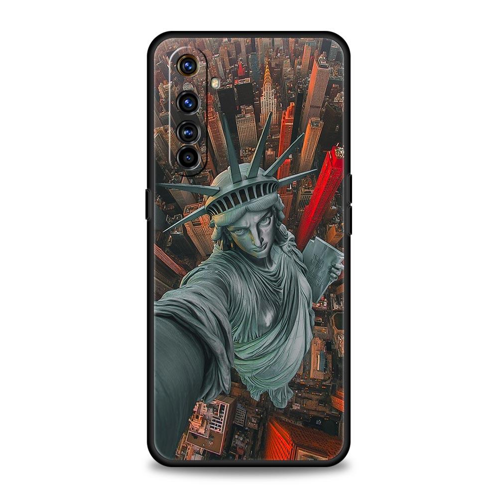 Fashion Ancient Greek Statues Case For Realme C67 C63 C55 C53 C35 C25 C21 GT 2 3 5 6 10 11 12 13 Pro Plus Soft TPU Phone Cover