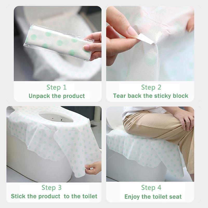 10Pcs Potty Seat Cover Potty Protectors Disposable Toilet Seat Cover For Camping