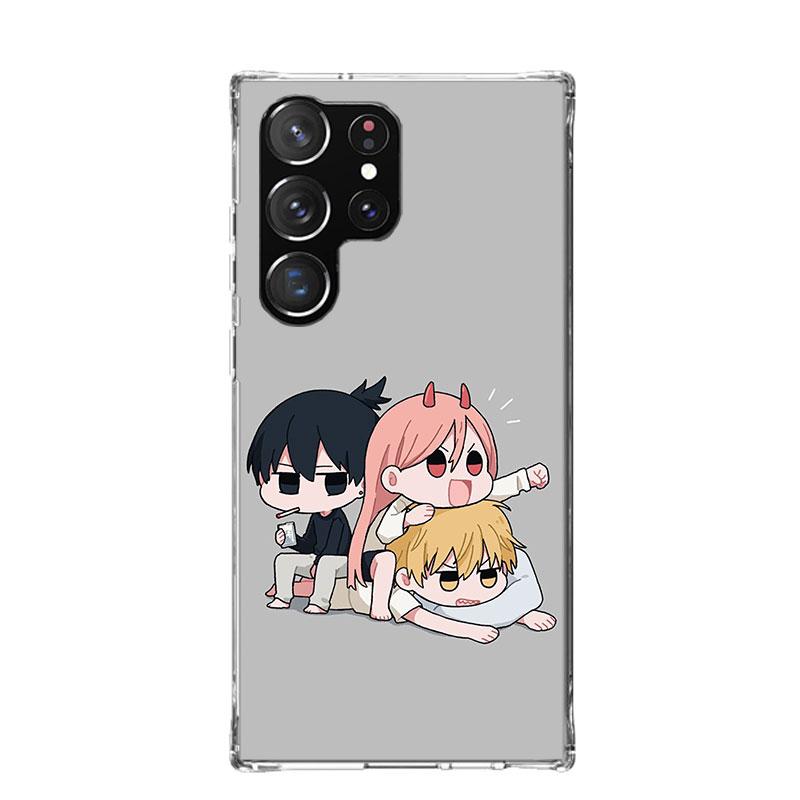 C-Chainsaw Mans Cute Phone Case For Samsung Galaxy S26 S25 Edge S24 S23 FE S22 Ultra S21 Plus S20 + Fundas Cover Coque Galaxy S2