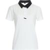Shop   Korean Made Colorblock Golf Collared Ss Polo Black Ne Wsh W612 613 614