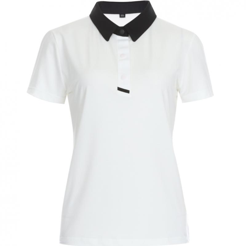 Shop Korean Made Colorblock Golf Collared Ss Polo Black Ne Wsh W612 613 614