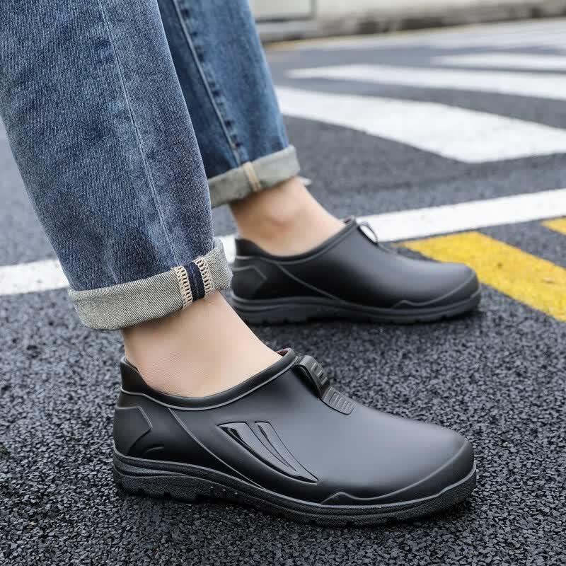 Men s Waterproof Low-Cut Work Rain Shoes 38