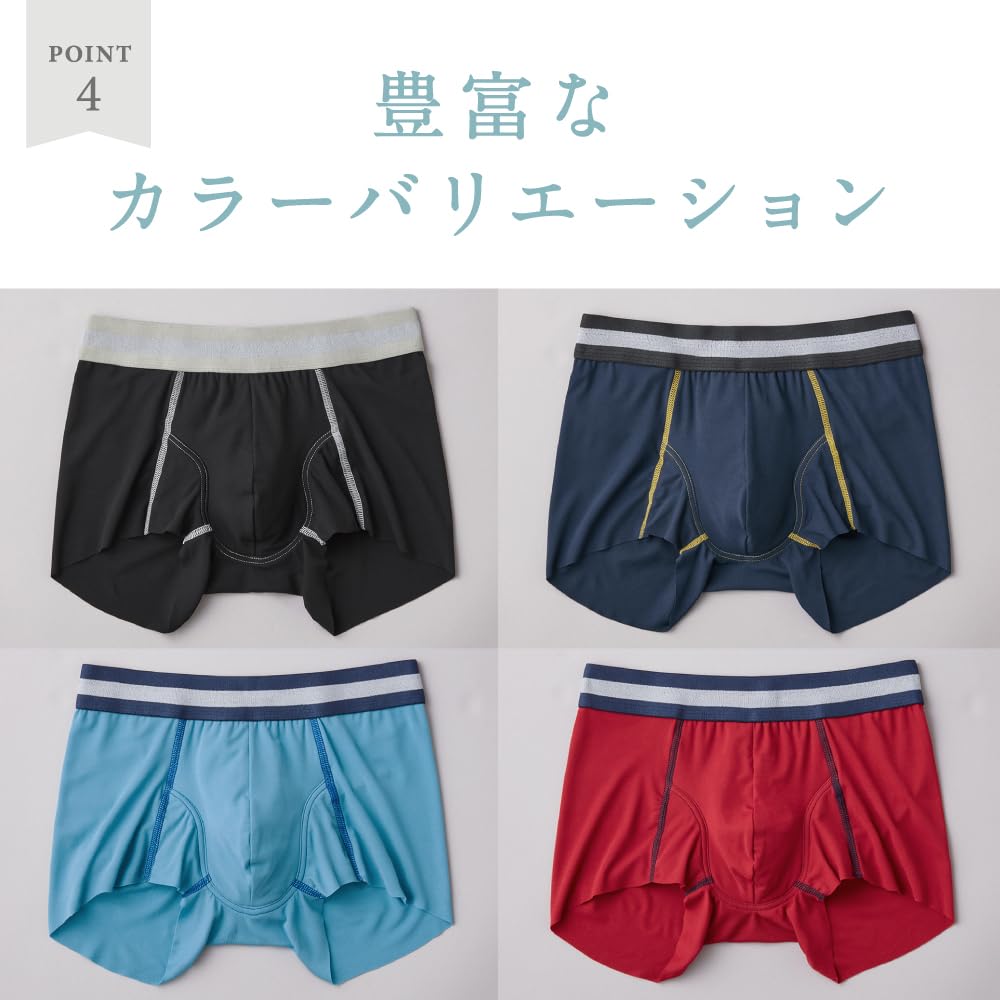 Boxer Ikeoji Boxer Navy [Gunze] Briefs, Pants, Miraif, Men's Briefs,
