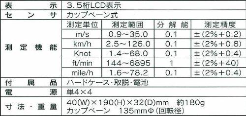 Mother Tool Digital Anemometer AM-4220