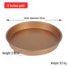 Pizza & Cake Pan Set: 6/7/8/9/10-Inch Oven-Safe Baking Molds for Home Use