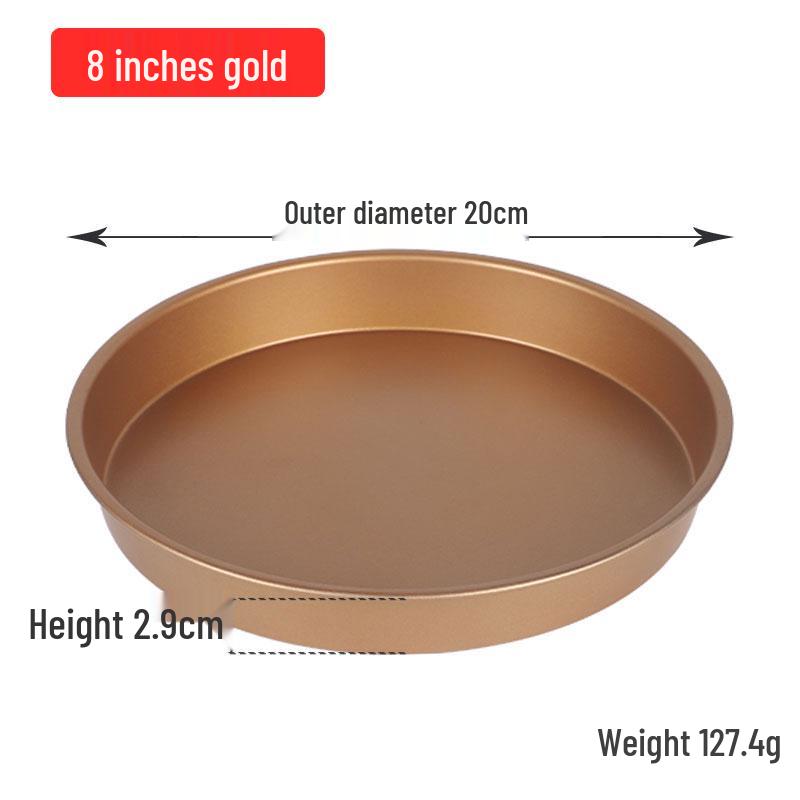Pizza & Cake Pan Set: 6/7/8/9/10-Inch Oven-Safe Baking Molds for Home Use