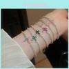 Feminine Cross Pendant Wristlet With Cubic Zirconia For Daily Fashion