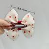 Summer Polka Dot Bow Hair Clip Set for Baby Girls