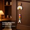 Automatic Retractable Cat Teaser Toy Interactive Hanging Feather Hands | Cream