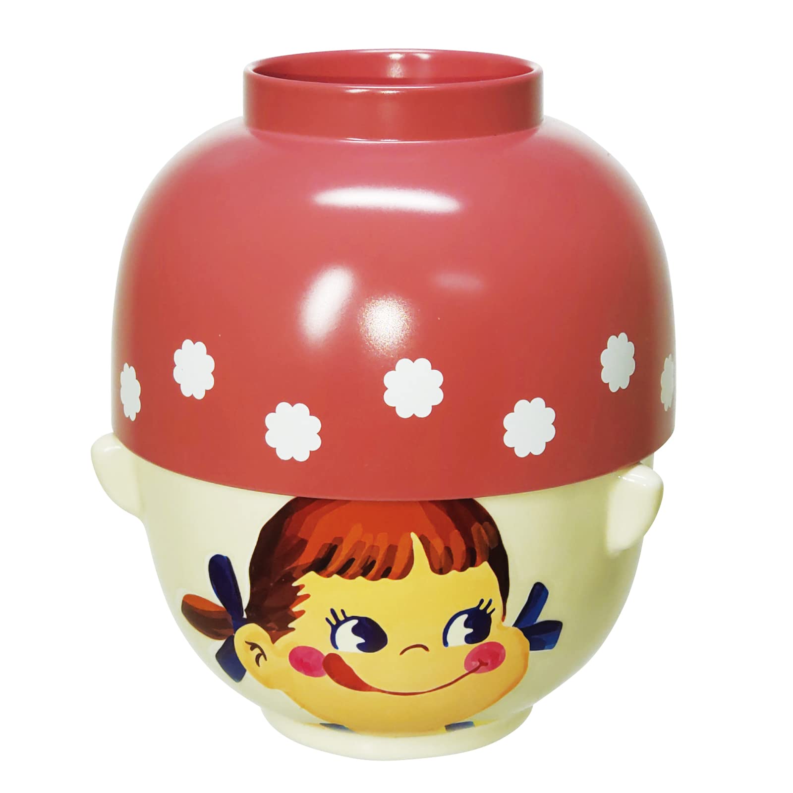 

Sun Art Fujiya Peko Набор суповой миски и миски для риса Большой 480 мл Касание карандашом SAN3801 Прозрачный Пеко-чан Прибл.