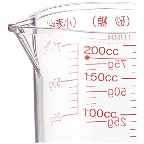 Asvel Heat-Resistant Measuring Cup R200 Natural 200cc