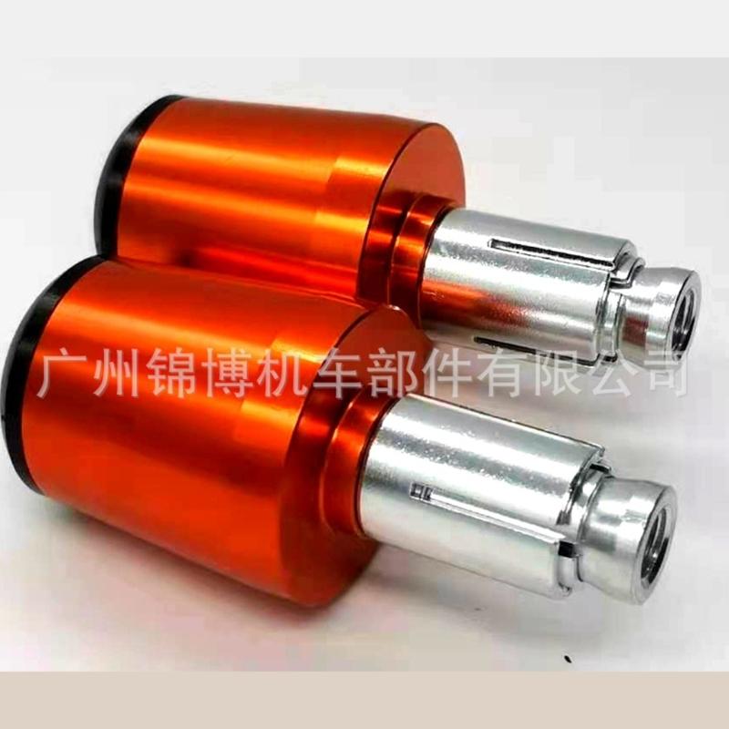 Universal Motorcycle Handlebar End Plugs Non Slip Surfaces High Effect Resistance Aluminum Weather Resistant Handle Plugs