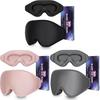 Modern Minimalist Sleep Mask With Adjustable Breathable Polyester For Travel Rest
