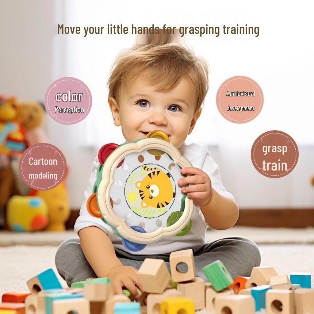 Children's Hand-Clapping Tambourine: Brain Training, Concentration & Early Education Toy