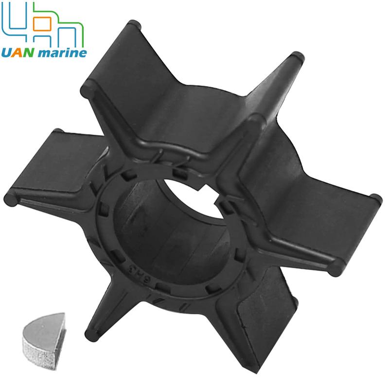 For Yamaha 2 Stroke 40 50 55 60 70 HP 40V T50 C55 T60 E60 4 Stroke 40 50 60 70 HP Outboard Water Pump Impeller with Key