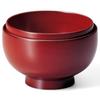 Set mit 2 Lackschalen von J-kitchens, handbemalt, Japan, PID-529586