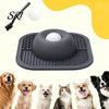 Slow Feeder for Soft Food Dog Bowl with Lick Mat Non-Slip Interactive Anti-spill Rolling Ball Silicone Licking Toy Liquid And Thick Treat Dogs