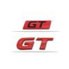 FRL1 Adesivo per Auto 3D Logo GT Emblema Metallico Distintivo Decalcomanie Per 206 207 307 208 2008 RCZ GT Polo Golf 5 7 Passat B5