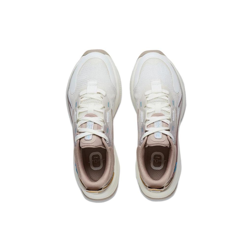 Li Ning Soft Breathable Low top Casual Shoes Women's Beige Brown AGLT052-3