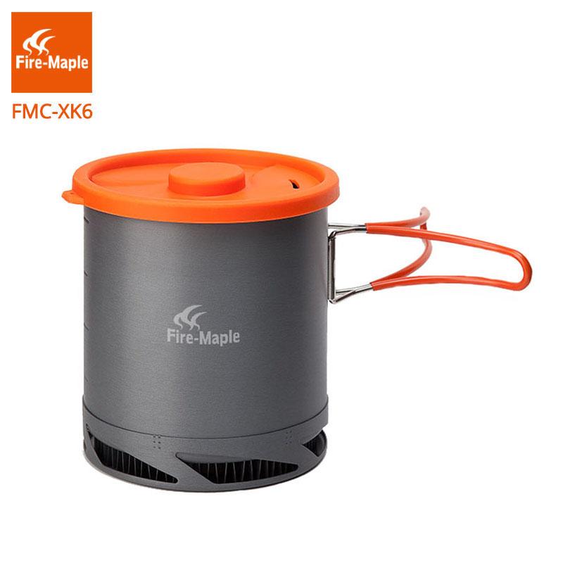 

Fire Maple FMC-XK6 Кастрюля-теплообменник 1 л Складные кастрюли для приготовления пищи с сетчатой ​​сумкой На открытом воздухе Кемпинг