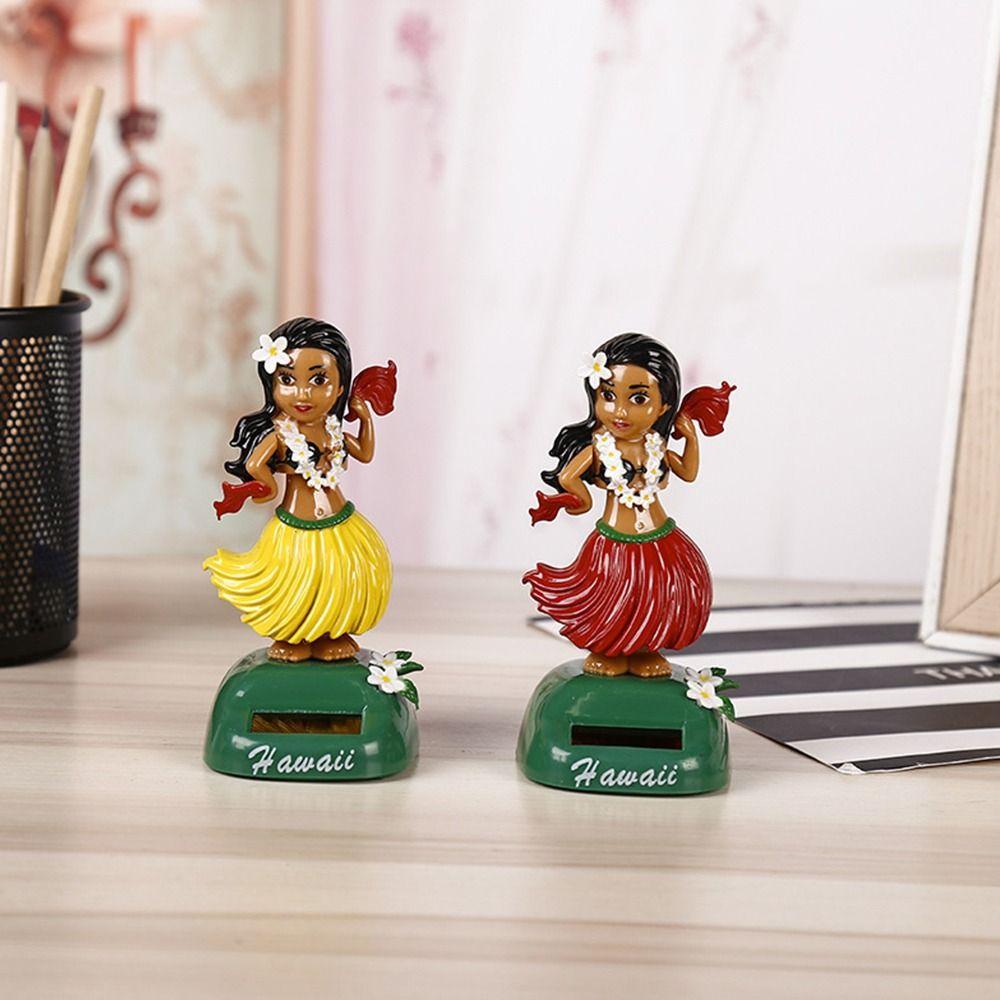 Model Hawaiian Girl Toys Solární Dekor palubní desky auta Nový Hula Girl Swinging Car Decor