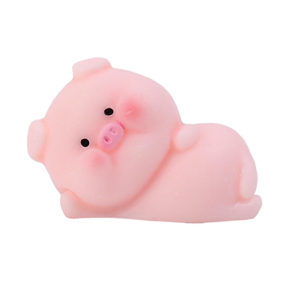 Auto Mini Schwein Ornamente Auto Mittelkonsole DIY Dekoration Anhänger Cartoon Harz Ferkel Hausfiguren Miniatur Schreibtisch Dekor