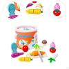 Cutting Fruits and Veggies Toy Kitchen Pretend Food Set Play Accessory for Boy Girl