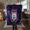 1 ks Flanelová deka s potiskem Royal Sporting Club Anderlecht, Vysoce kvalitní, Pro všechna roční období, Domácí dekorace, Teplo a pohodlí, Ideální jako vánoční dárky