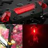 Fanali posteriori a LED per bici ricaricabili via USB e impermeabili, luce posteriore per bici con batteria integrata, modalità luce brillante per la sicurezza in bicicletta