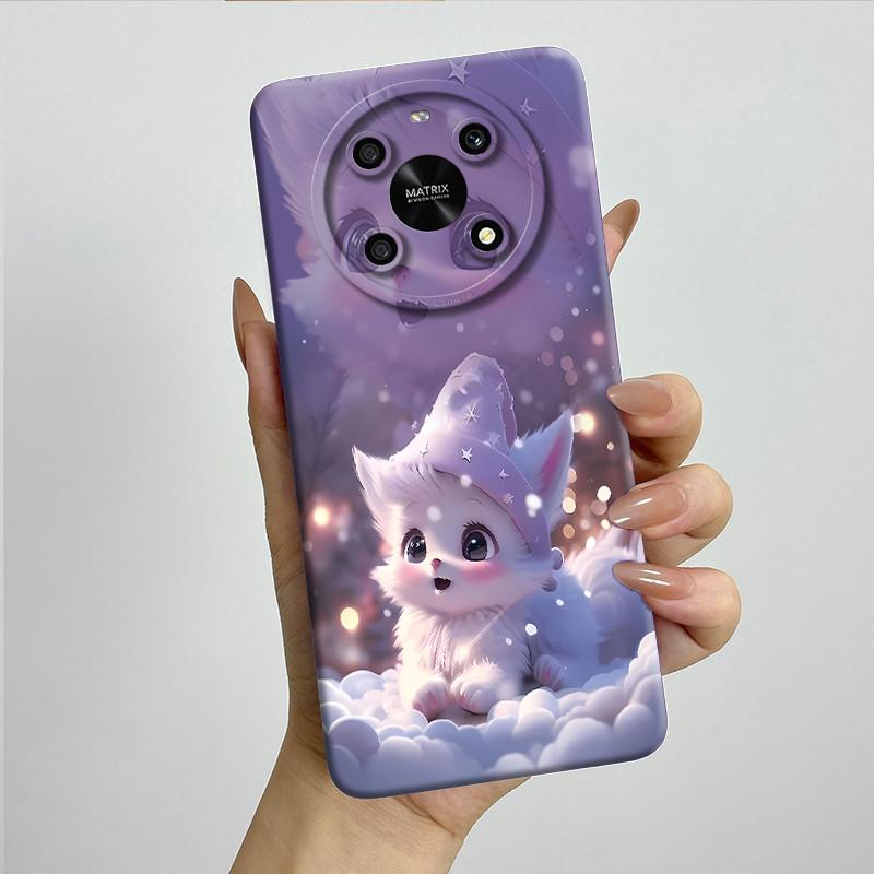For Honor X9 4G 5G / Magic 4 Lite 4G 5G Phone Case ANY-NX1 LX1 LX2 LX3 Soft Silicone Sweet Painted Cover Cute Printed Casing