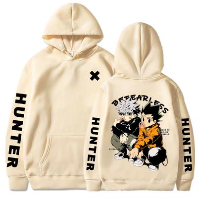 Killua And Gon Printed Hooded Hunter X Hunter Anime Sweatshirt Men Women Hoodies Casual Streetwear Harajuku Unisex Pullover