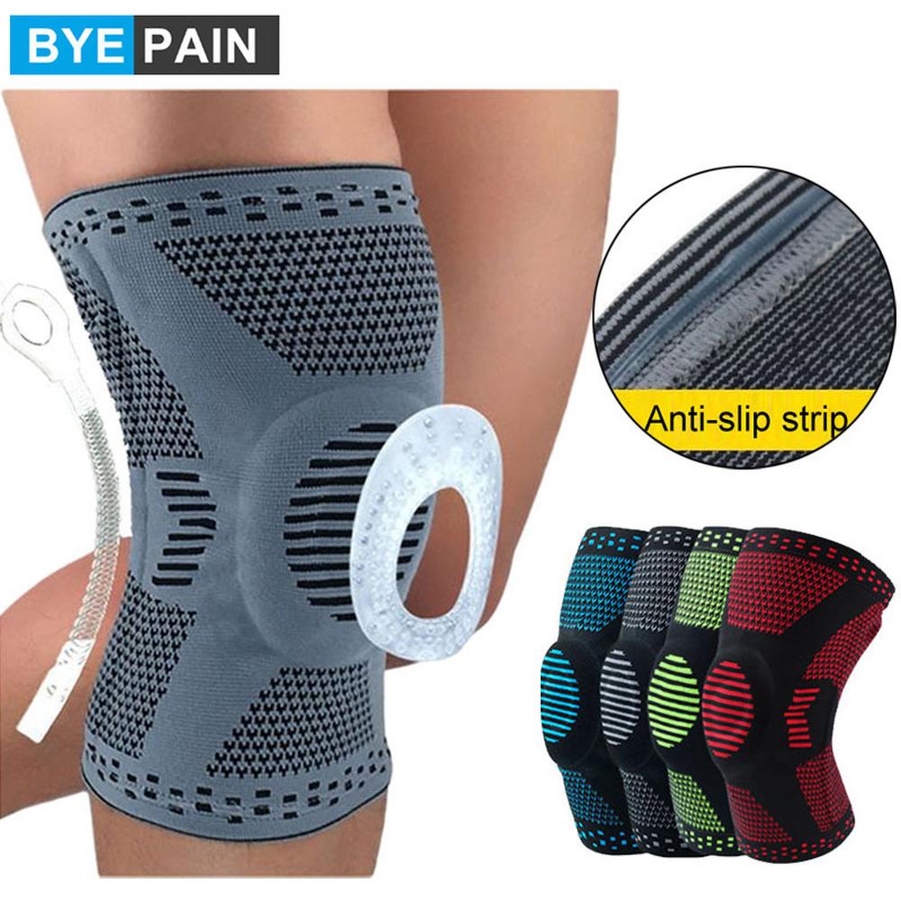 Durable And Safe Byepain Professional Knee Braceknee Compression Sleeve Support With Patella Gel Pads & Side Stabilizersmedical Grade Knee Pads