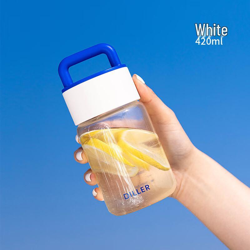 Dileber Portable Borosilicate Glass Water Bottle