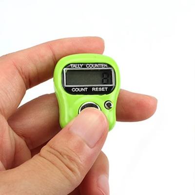 LED Digital Electronic Finger Counter Tally Counter Hand Held Coun Finger Ring Timer Random Hand Timers for Outdoor Sports