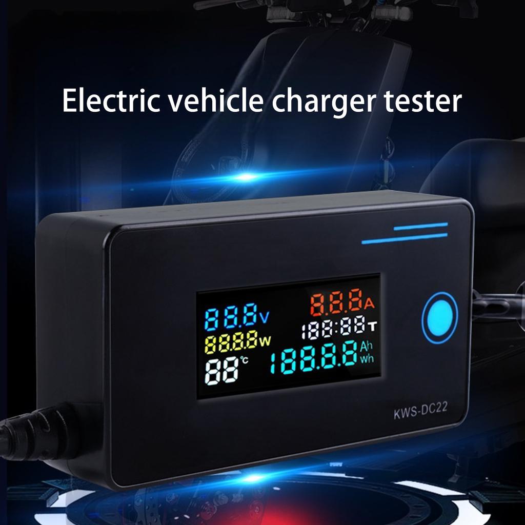 High Accuracy Multifunctional Battery Tester for EV Charging Adapter Voltages Current Power Temperature Real Time Analysis