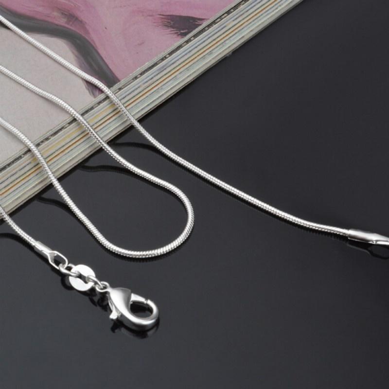 Round Snake Chain Long Necklace Sleek Smooth Texture Durable Metal Material Versatile Design for Daily Outfits Party Events Casual Wear Fashion