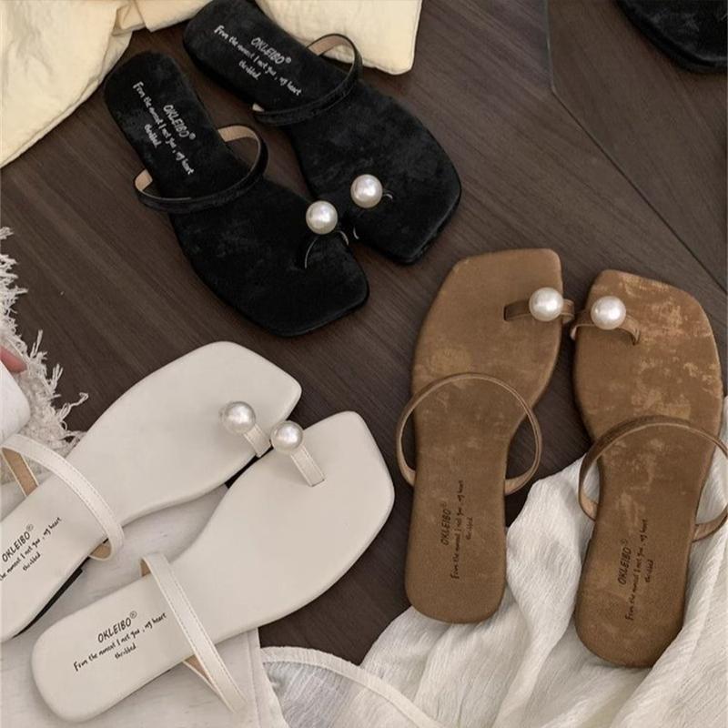 Fashion Flats Clip Toe Women Slippers Fashion Casual Shoes Walking Cozy Woman Sandals 2025 Trend Brand Summer Beach Zapatillas De Mujer
