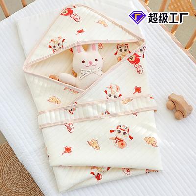 Baby Cushion Air Cotton All-Season Universal Newborn Delivery Room Quilt Breathable Baby Anti-Startle Swaddling Anti-Kick Quilt