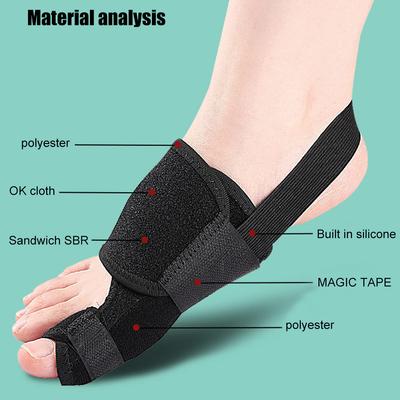 1 Stuk Verstelbare Grote Teen Corrector Bunion Spalk Hallux Valgus Correctie Ondersteunende Beugel Voor Dag En Nacht Pijnverlichting