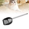 Cat Litter Scoop Stainless Steel   Handle Half Round Shovel Pet Sand Sifter Poop Scooper for Beaches Pet Cat Litter Boxes