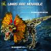 Moc Mechanical Double Crown Dragon Model Building Block Animal Series Bricks Assembly Toy For Children Home Desk Decor.