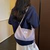 Casual Nylon Hobo Shoulder Bag with Zipper Closure Crossbody Purse for Women Daily Travel
