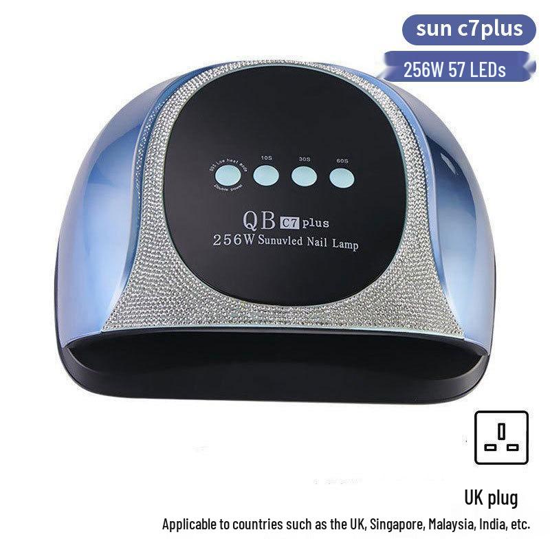 256W High Power UV/LED Dual Light Nail Curing Lamp